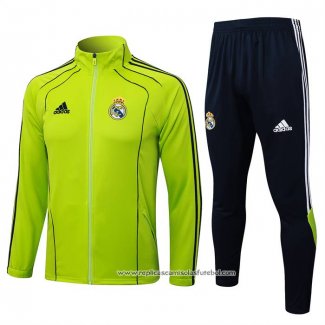 Jaqueta de Treinamento Real Madrid 2025-2026 Crianca Verde
