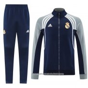 Jaqueta de Treinamento Real Madrid 2025-2026 Preto Cinza
