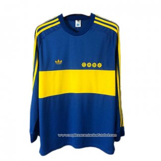 Retro Camisola 1º Boca Juniors 1981 Manga Comprida