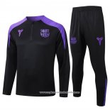 Sueter de Treinamento Barcelona 2025-2026 Preto Purpura