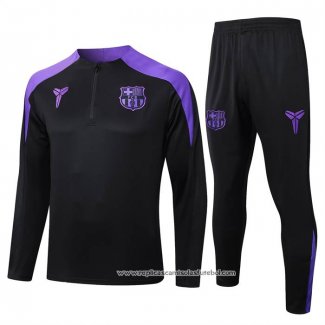 Sueter de Treinamento Barcelona 2025-2026 Preto Purpura
