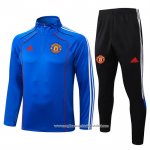 Sueter de Treinamento Manchester United 2025-2026 Azul