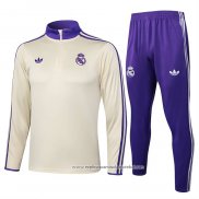 Sueter de Treinamento Real Madrid 2025-2026 Crianca Amarelo