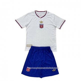 Camisola Lyon Anniversary 2024-2025 Crianca Branco
