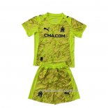Camisola Olympique Marsella Goleiro 2025-2026 Crianca Amarelo