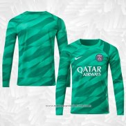 Camisola Paris Saint-Germain Goleiro 2023-2024 Manga Comprida Verde