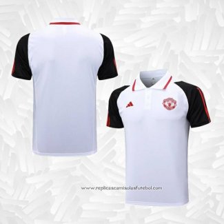 Camisola Polo del Manchester United 2023-2024 Branco