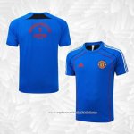 Camisola Polo del Manchester United 2025-2026 Azul