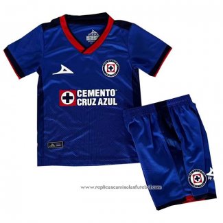 Camisola 1º Cruz Azul 2023-2024 Crianca