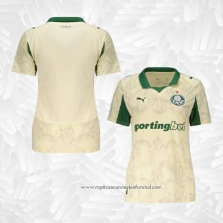 Camisola 2º Palmeiras 2025 Mulher Amarelo