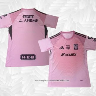 Camisola 2º Tigres UANL Goleiro 2025-2026 Rosa Tailandia