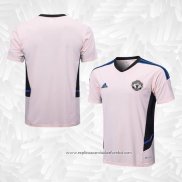 Camisola de Treinamento Manchester United 2022-2023 Rosa