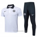 Conjunto Polo del Chelsea 2025-2026 Branco