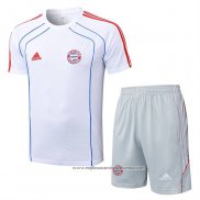 Fato de Treino Bayern de Munique 2025-2026 Manga Curta Branco - Calcas Curta
