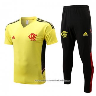 Fato de Treino Flamengo 2022-2023 Manga Curta Amarelo