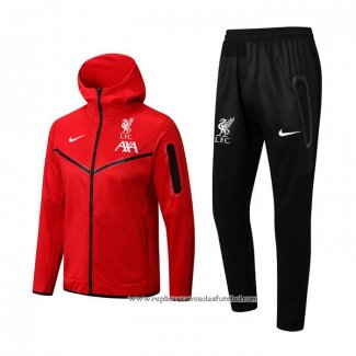 Fato de Treino Hoodie Liverpool 2022-2023 Vermelho