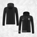 Jaqueta Hoodie Barcelona 2022-2023 Preto