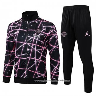 Jaqueta de Treinamento Paris Saint-Germain 2025-2026 Preto Rosa