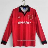 Retro Camisola 1º Manchester United 1994-1996 Manga Comprida