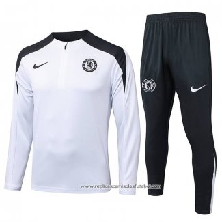 Sueter de Treinamento Chelsea 2025-2026 Branco