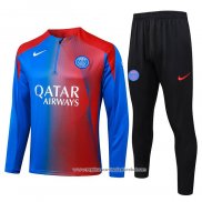 Sueter de Treinamento Paris Saint-Germain 2025-2026 Azul Vermelho