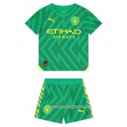 Camisola Manchester City Goleiro 2023-2024 Crianca Verde