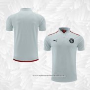 Camisola Polo del Manchester City 2022-2023 Cinza