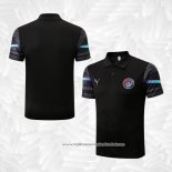 Camisola Polo del Manchester City 2022-2023 Preto