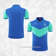 Camisola Polo del Olympique Marsella 2022-2023 Azul y Verde
