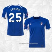 Camisola 1º Chelsea Jogador Caicedo 2023-2024