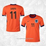 Camisola 1º Holanda Jogador Gakpo 2024