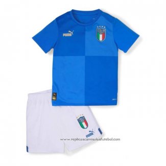 Camisola 1º Italia 2022 Crianca