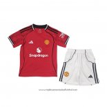 Camisola 1º Manchester United 2025-2026 Crianca