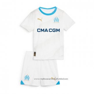 Camisola 1º Olympique Marsella 2023-2024 Crianca