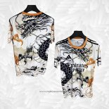 Camisola Real Madrid Dragon 2025-2026 Branco Preto Tailandia
