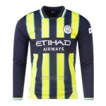 Camisola 2º Manchester City 2024-2025 Manga Comprida