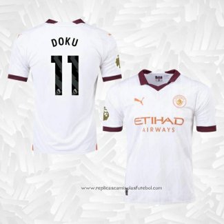 Camisola 2º Manchester City Jogador Doku 2023-2024