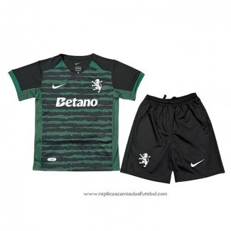 Camisola Sporting Special 2025-2026 Crianca Verde Preto