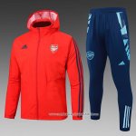 Chandal de Corta-vento do Arsenal 2024-2025 Vermelho