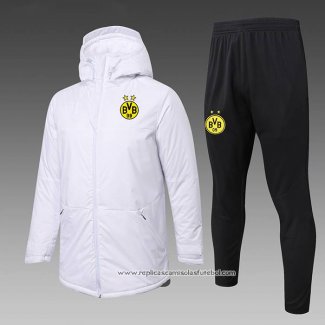 Conjunto de Agasalho Dortmund 2025-2026 Branco