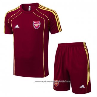 Fato de Treino Arsenal 2025-2026 Manga Curta Vermelho - Calcas Curta