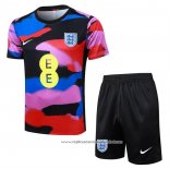 Fato de Treino Inglaterra 2025-2026 Manga Curta - Calcas Curta Multicolor