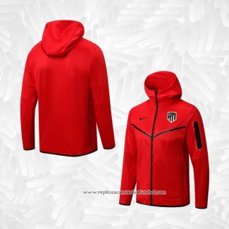 Jaqueta Hoodie Atletico Madrid 2022-2023 Vermelho