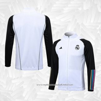 Jaqueta Real Madrid 2023-2024 Branco y Preto