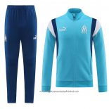 Jaqueta de Treinamento Olympique Marsella 2023-2024 Crianca Azul