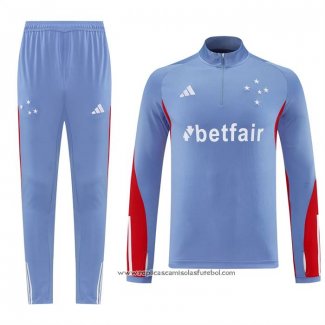 Sueter de Treinamento Cruzeiro 2025-2026 Azul