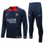 Sueter de Treinamento Paris Saint-Germain 2022-2023 Azul Oscuro