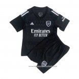 Camisola Arsenal Goleiro 2023-2024 Crianca Preto