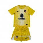 Camisola Atletico Madrid Goleiro 2025-2026 Crianca Amarelo