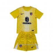 Camisola Atletico Madrid Goleiro 2025-2026 Crianca Amarelo
